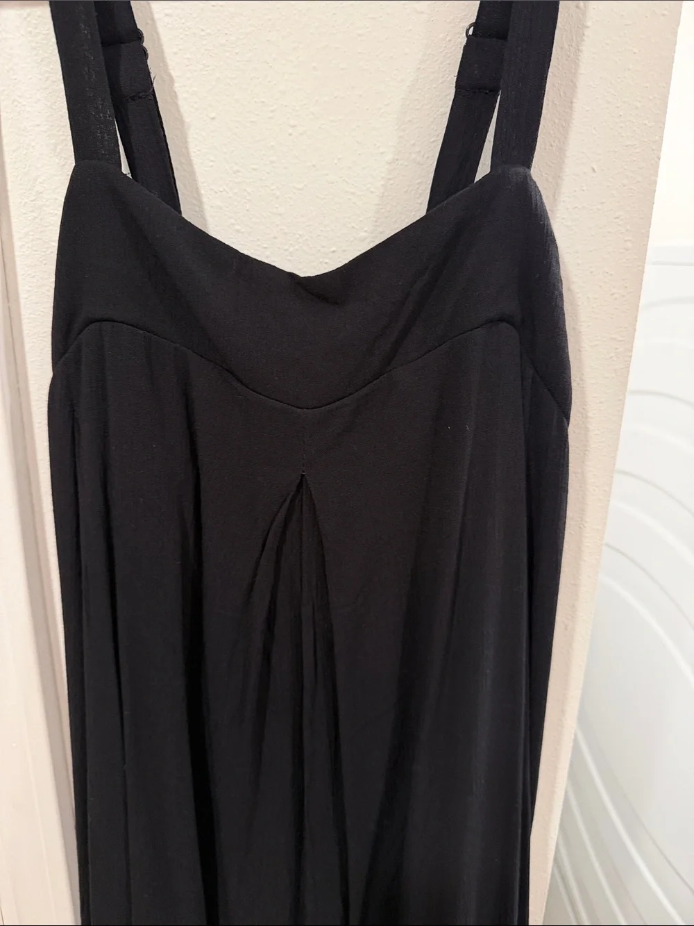 Shinestar Black Wide-Leg Strappy Jumpsuit